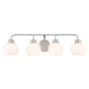 Meridian - M80082BN - Four Light Bathroom Vanity - Brushed Nickel