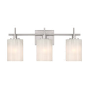 Meridian - M80084BN - Three Light Bathroom Vanity - Brushed Nickel