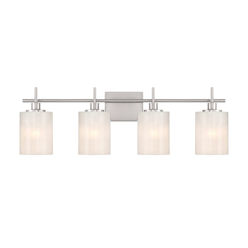 Meridian - M80085BN - Four Light Bathroom Vanity - Brushed Nickel