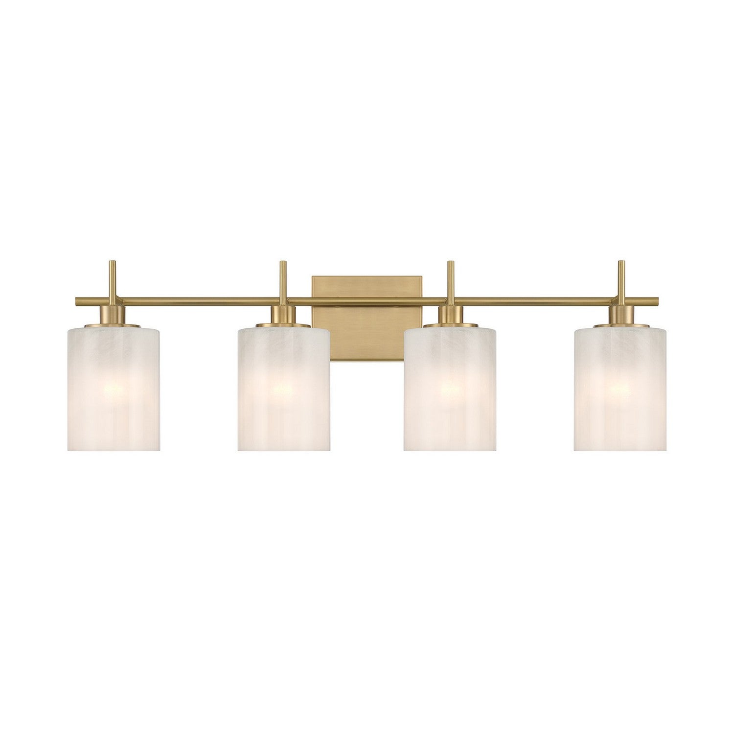 Meridian - M80085NB - Four Light Bathroom Vanity - Natural Brass