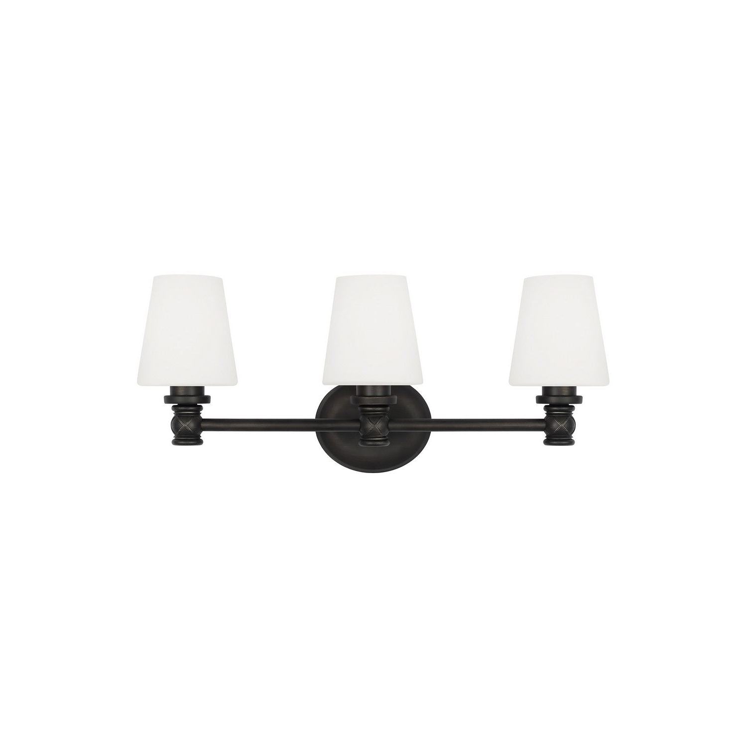Visual Comfort Studio - VS22103AI - Three Light Vanity - Xavierre - Aged Iron