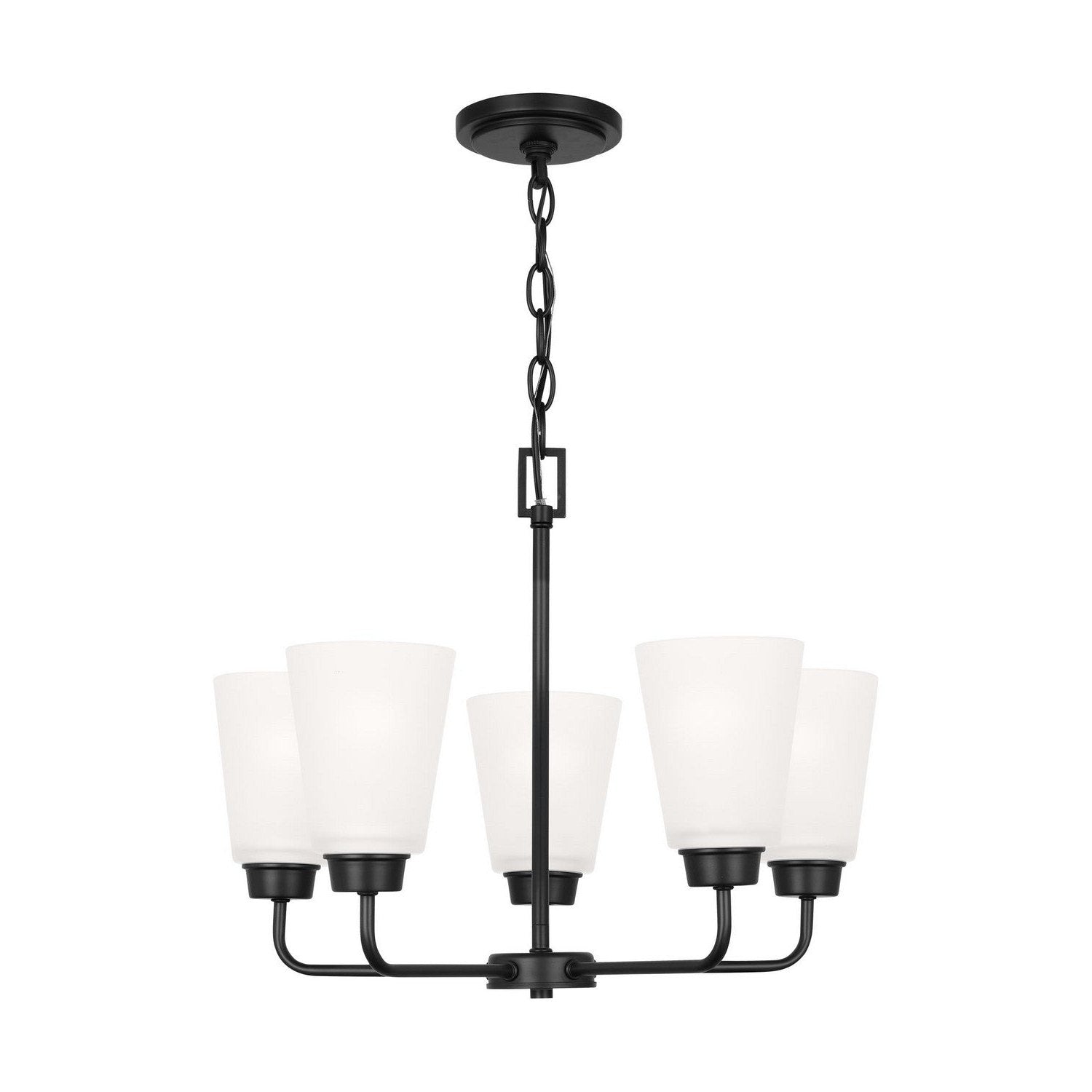 Generation Lighting - 3115205EN3-112 - Five Light Chandelier - Kerrville - Midnight Black