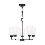 Generation Lighting - 3115205EN3-112 - Five Light Chandelier - Kerrville - Midnight Black