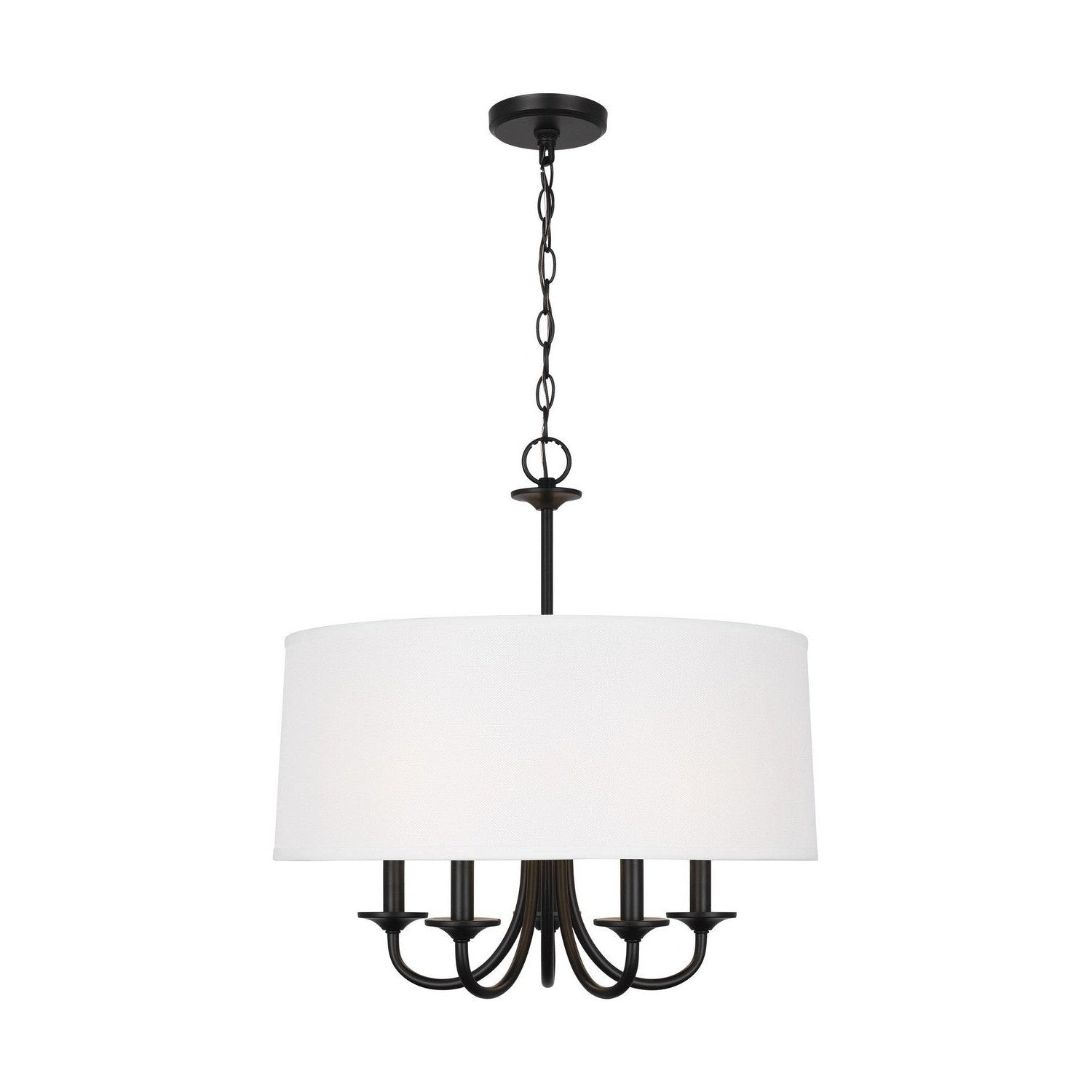 Generation Lighting - 3320205EN-112 - Five Light Chandelier - Seville - Midnight Black