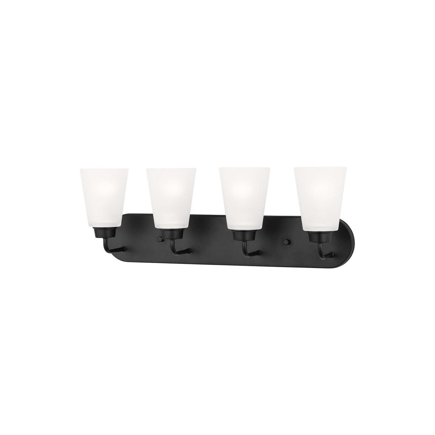 Generation Lighting - 4415204EN3-112 - Four Light Wall / Bath - Kerrville - Midnight Black