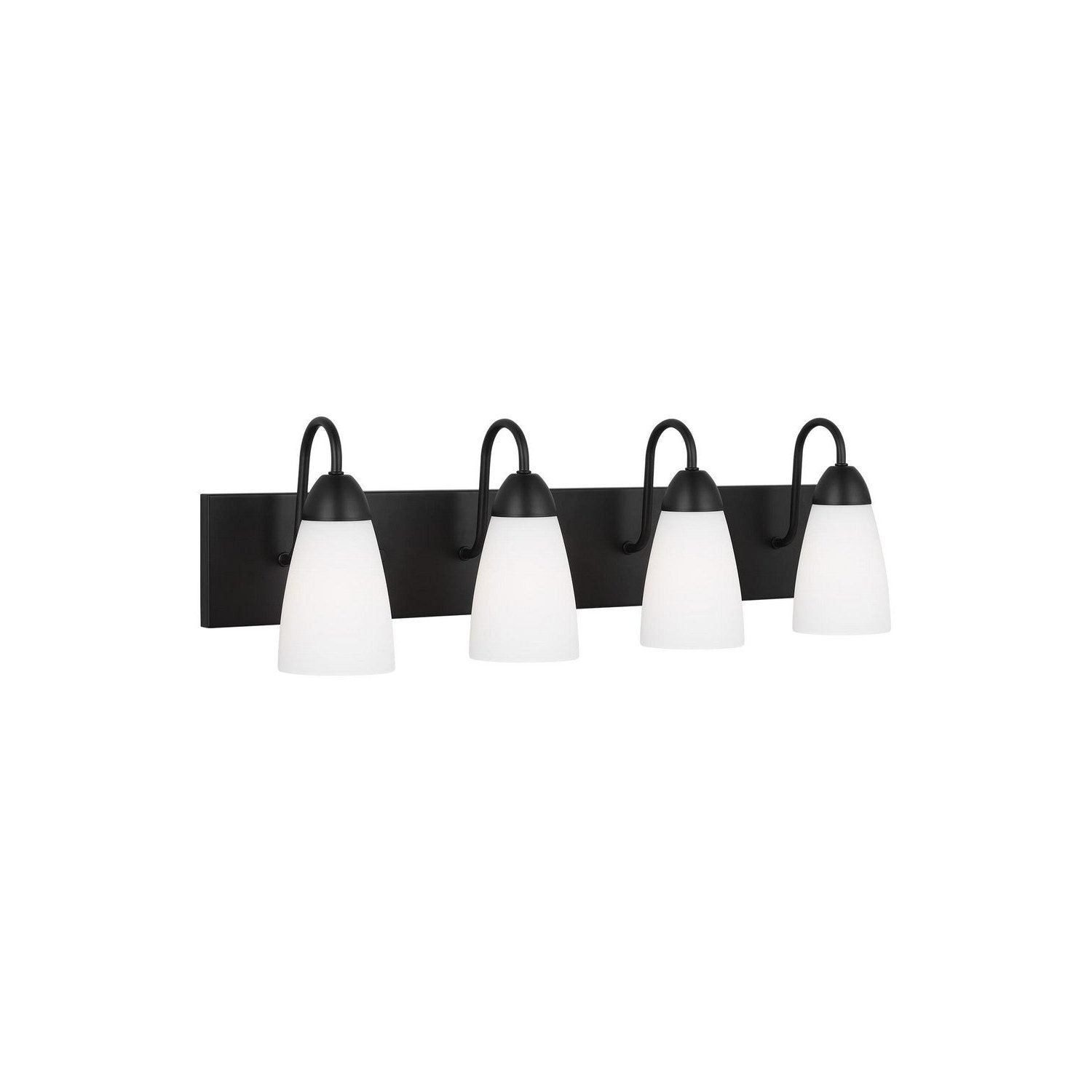 Generation Lighting - 4420204EN3-112 - Four Light Wall / Bath - Seville - Midnight Black