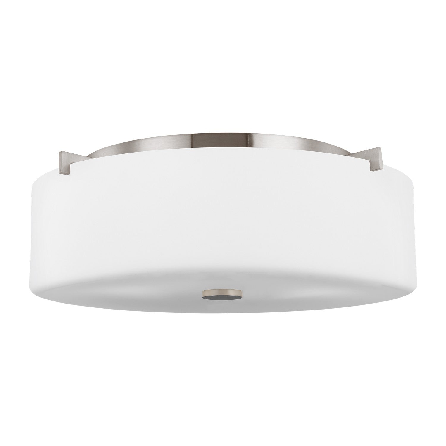 Generation Lighting - FM312EN3/BS - Three Light Flush Mount - Sunset Drive - Brushed Steel