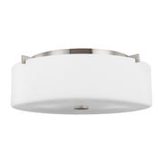 Generation Lighting - FM312EN3/BS - Three Light Flush Mount - Sunset Drive - Brushed Steel