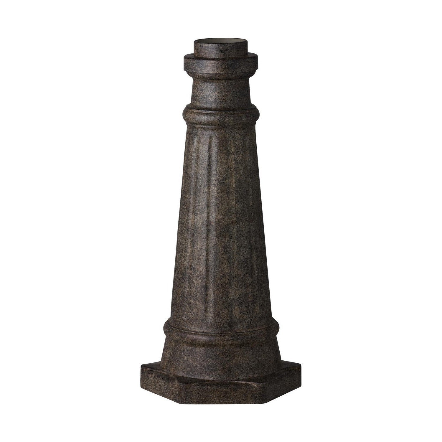 Generation Lighting - POSTBASE-SBL - Post Mount Base - Outdoor Post Base - Sable