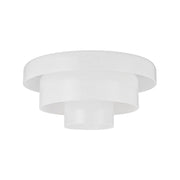 Hudson Valley - 1008-AGB - One Light Flush Mount - Port Richmond - Aged Brass