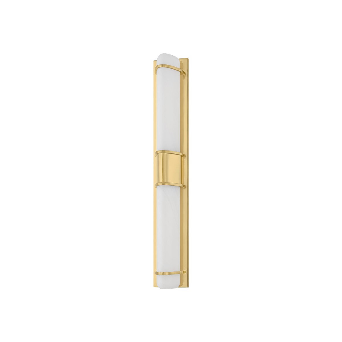 Hudson Valley - 1127-AGB - Two Light Wall Sconce - Tottenville - Aged Brass