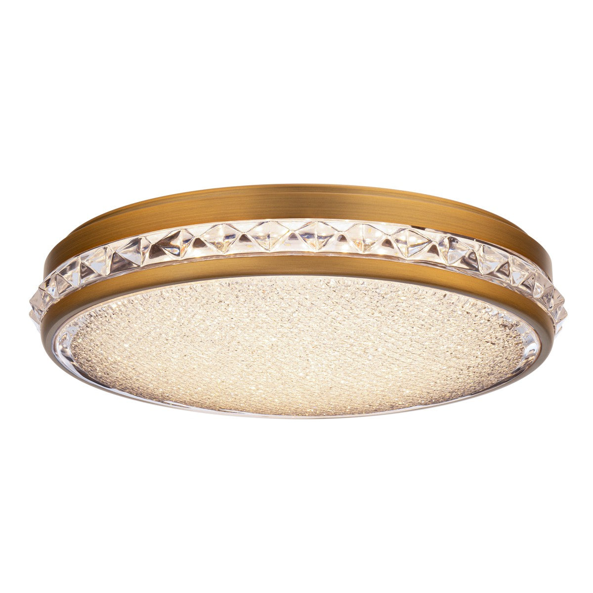 Schonbek - S9912-700R - LED Flush Mount - Kristally - Aged Brass