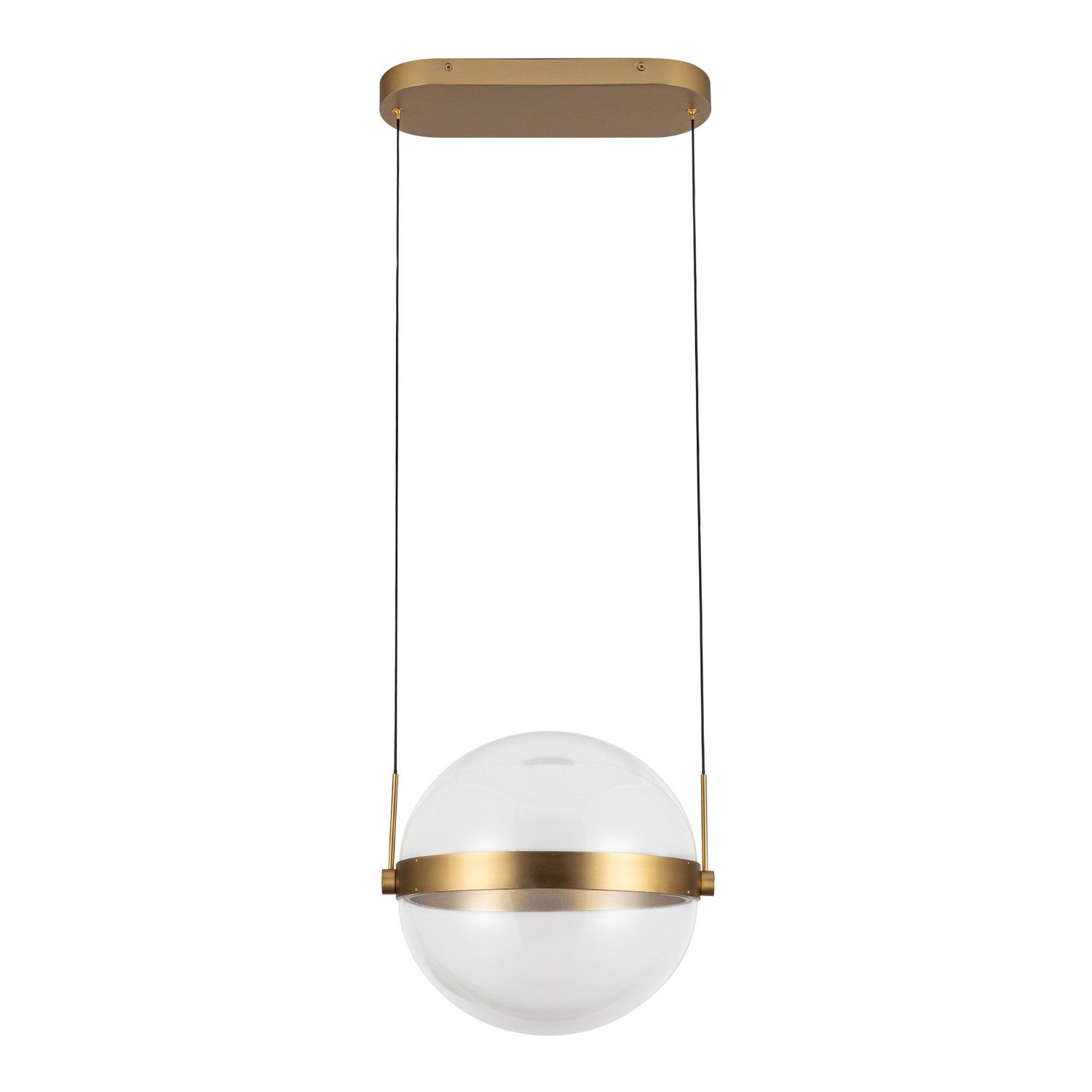 Kuzco Lighting - PD75912-BG/LG-3CCT-UNV - LED Pendant - Pisces - Brushed Gold/Light Guide