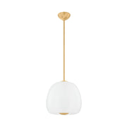 Hudson Valley - 3015-AGB - LED Pendant - Scranton - Aged Brass