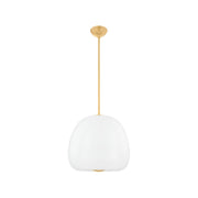 Hudson Valley - 3019-AGB - LED Pendant - Scranton - Aged Brass