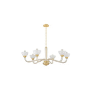 Hudson Valley - 3306-AGB - Six Light Chandelier - St. Lawrence - Aged Brass