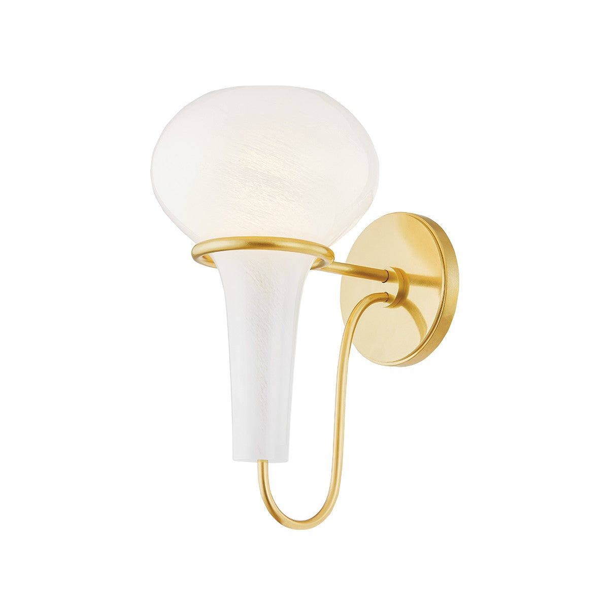 Hudson Valley - 5813-AGB - One Light Wall Sconce - Adams Corner - Aged Brass
