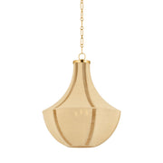 Hudson Valley - 6603-AGB - Three Light Pendant - Cascade Lake - Aged Brass