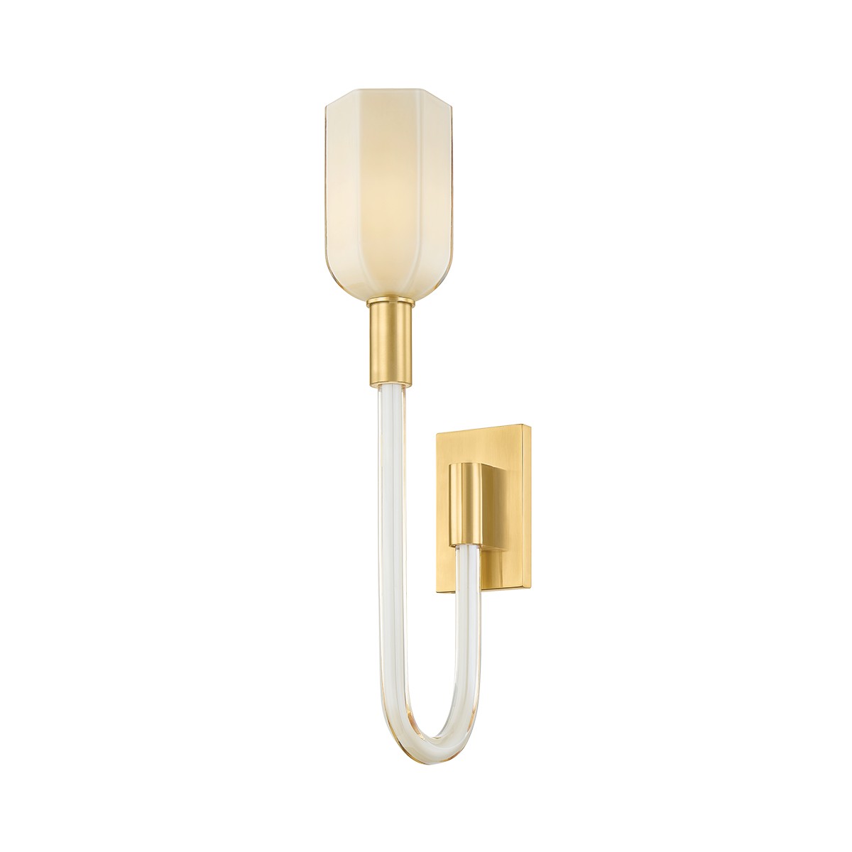 Hudson Valley - 6718-AGB - One Light Wall Sconce - Chester Park - Aged Brass