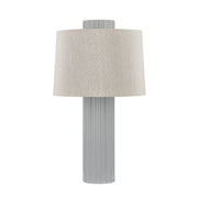 Hudson Valley - L4028-AGB/CSH - One Light Table Lamp - Manchester - Aged Brass/Ceramic Shell Grey