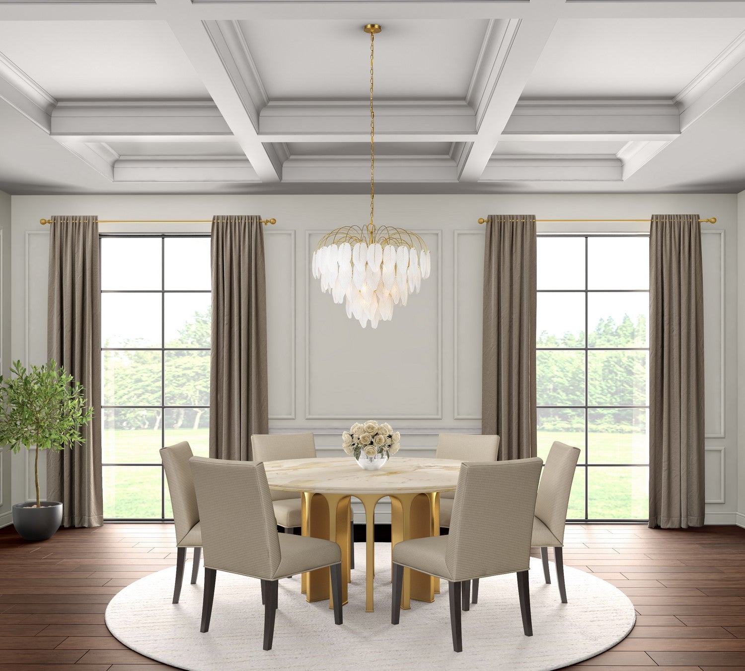 Artcraft - AC11782BR - 19 Light Chandelier - Alessia - Brushed Brass