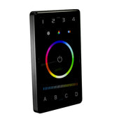 American Lighting - CTRLW-DMXB-RGBTW-4Z - Control Touch Panel - Touch Panel - Black