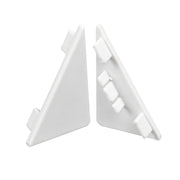 American Lighting - PE-PRO30-LEFT - Pro30 Left Side End Cap - Pro 30 Extrusion - White