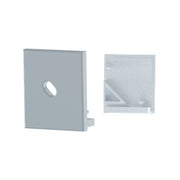 American Lighting - PE-RUBIK-FEED - End Cap w/feed hole - Rubik Feed - White