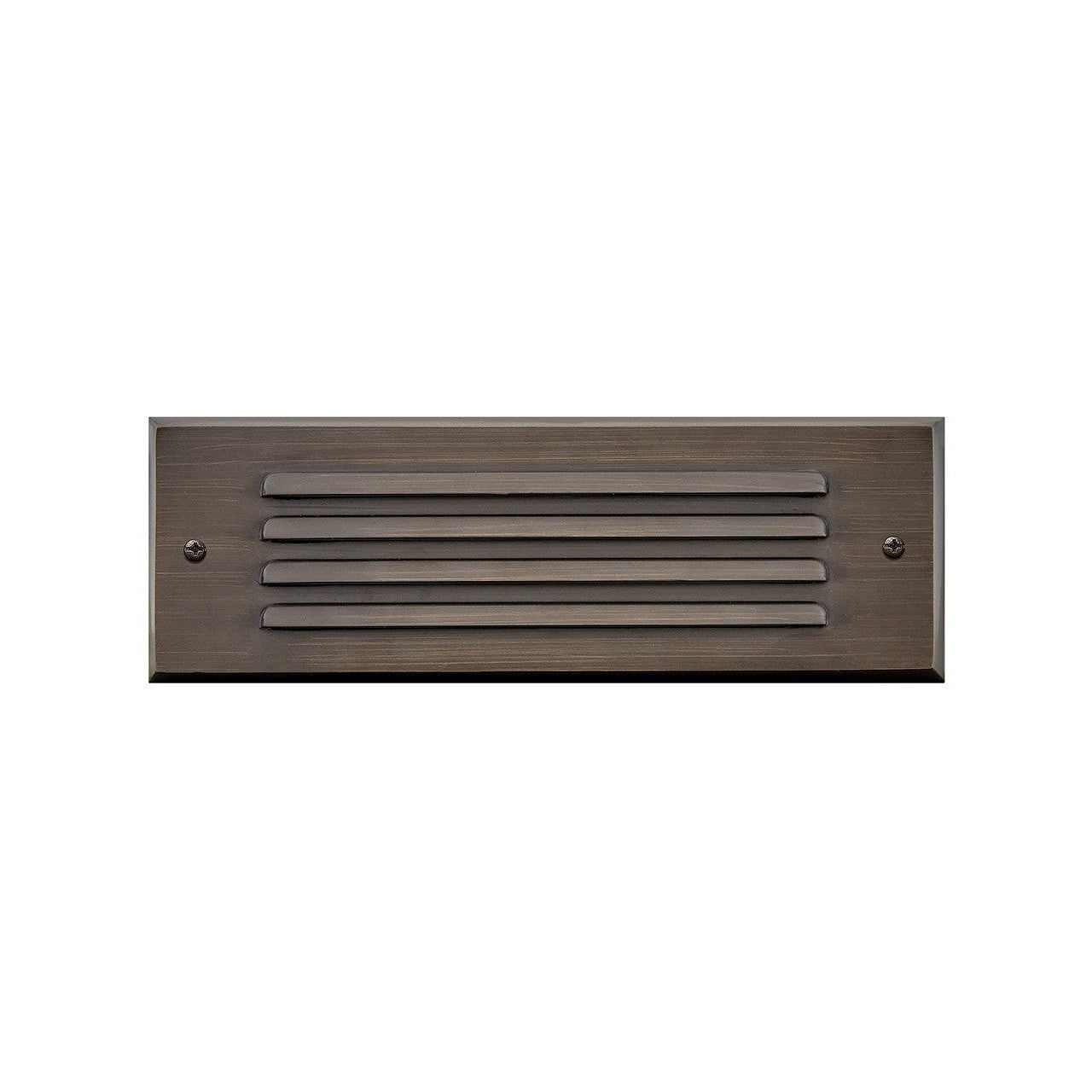 Hinkley - 15765MZ - LED Flush Step Light - Louvered Brick Light - Matte Bronze