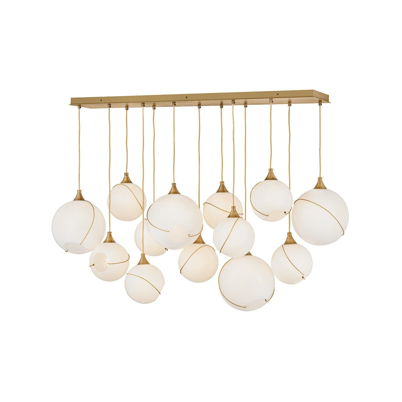 Hinkley - 30305HBR-CO - LED Linear Pendant - Skye - Heritage Brass