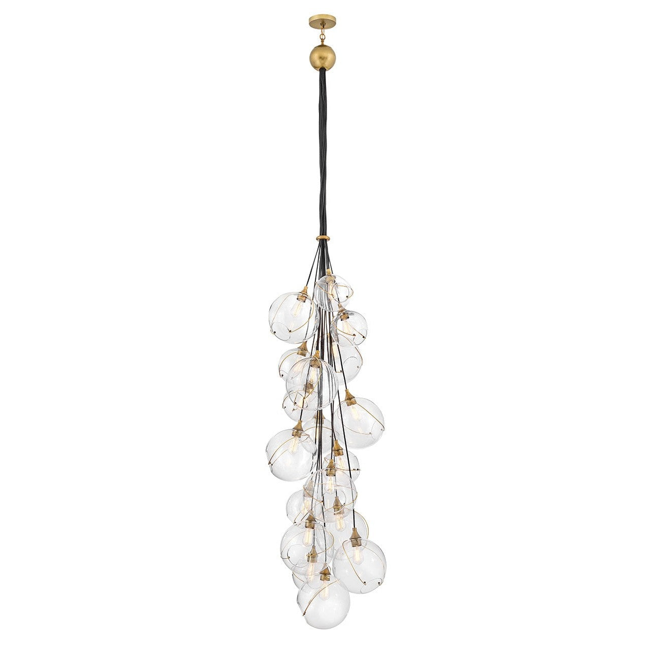 Hinkley - 30309HBR - LED Chandelier - Skye - Heritage Brass