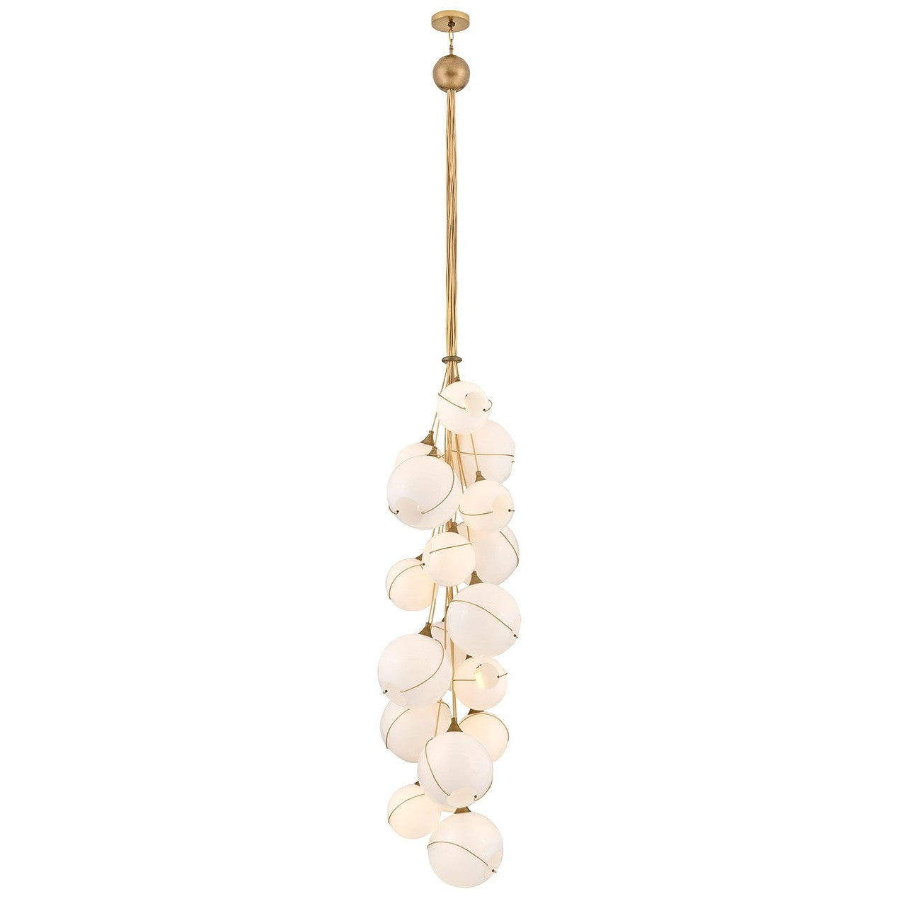 Hinkley - 30309HBR-CO - LED Chandelier - Skye - Heritage Brass