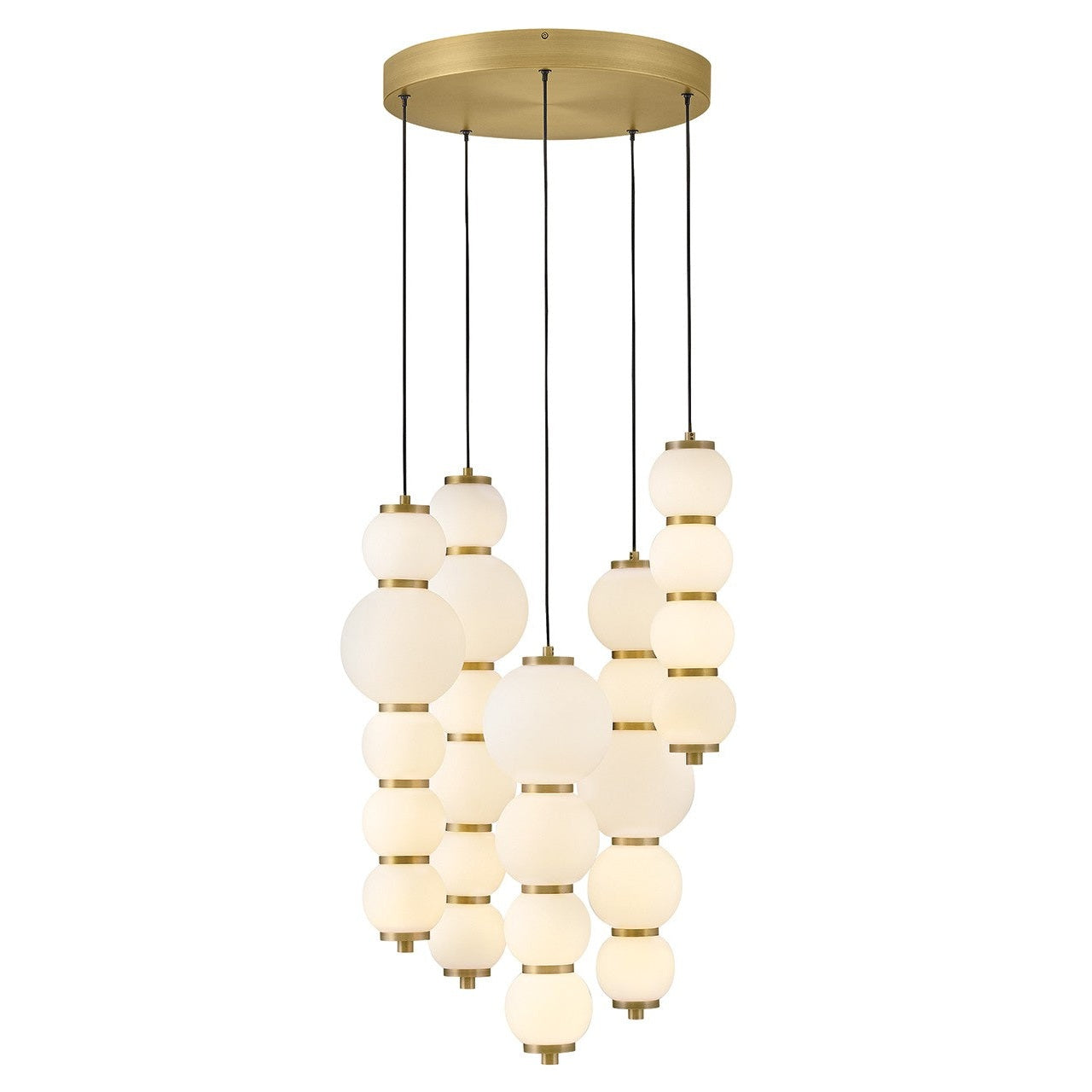 Hinkley - 47395LCB - LED Chandelier - Trigo - Lacquered Brass