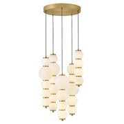 Hinkley - 47395LCB - LED Chandelier - Trigo - Lacquered Brass