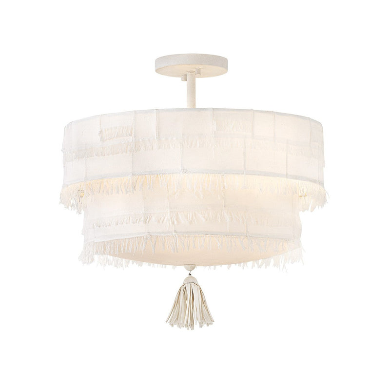 Hinkley - 47421TXP - LED Semi-Flush Mount - Baya - Textured Plaster