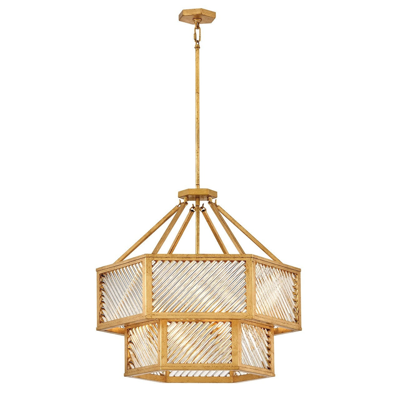 Hinkley - 47464DA - LED Chandelier - Sura - Distressed Brass