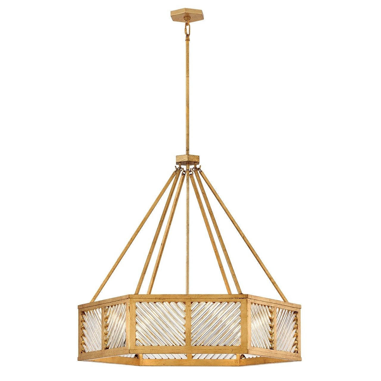 Hinkley - 47466DA - LED Chandelier - Sura - Distressed Brass