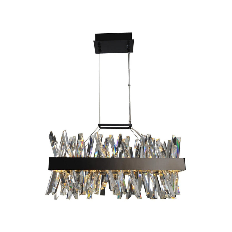 Allegri - 030251-052 - LED Island Pendant - Glacier - Brushed Champagne Gold