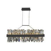 Allegri - 030252-052 - LED Island Pendant - Glacier - Matte Balck