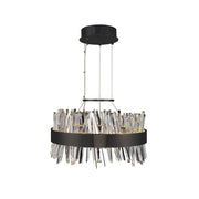 Allegri - 030253-052 - LED Pendant - Glacier - Matte Balck