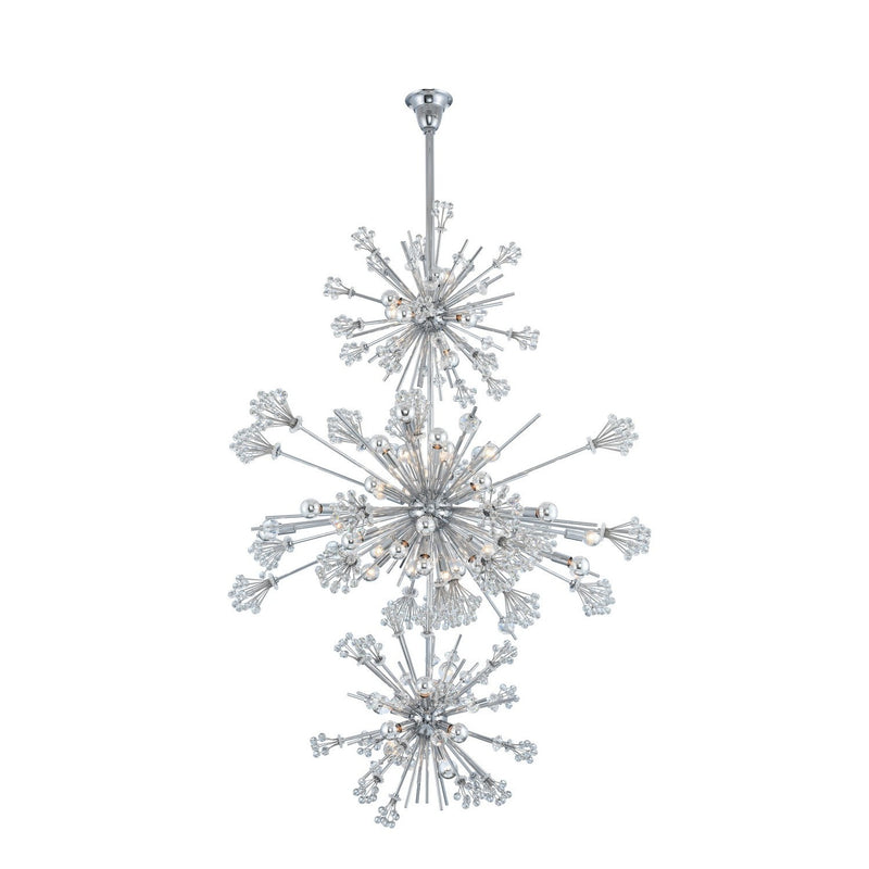 Allegri - 11639-010-FR001 - 50 Light Pendant - Constellation - Chrome