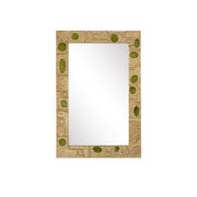 Currey and Company - 1000-0157 - Mirror - Beau Monde - Gold / Green