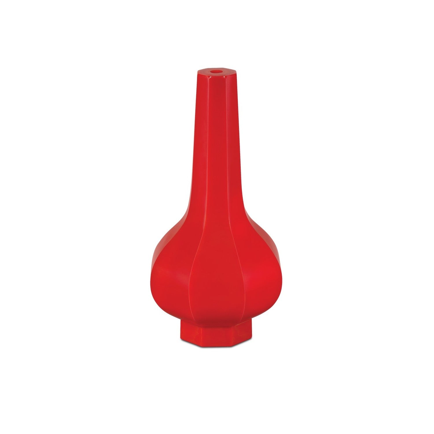 Currey and Company - 1200-0915 - Vase - Bittersweet Collection - Coral Orange