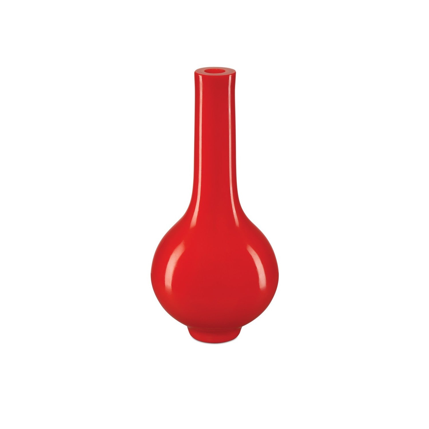 Currey and Company - 1200-0917 - Vase - Bittersweet Collection - Coral Orange