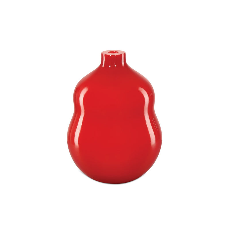 Currey and Company - 1200-0922 - Vase - Bittersweet Collection - Coral Orange