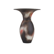 Currey and Company - 1200-0927 - Vase - Celestial Collection - Black / White / Pale Green / Pale Red