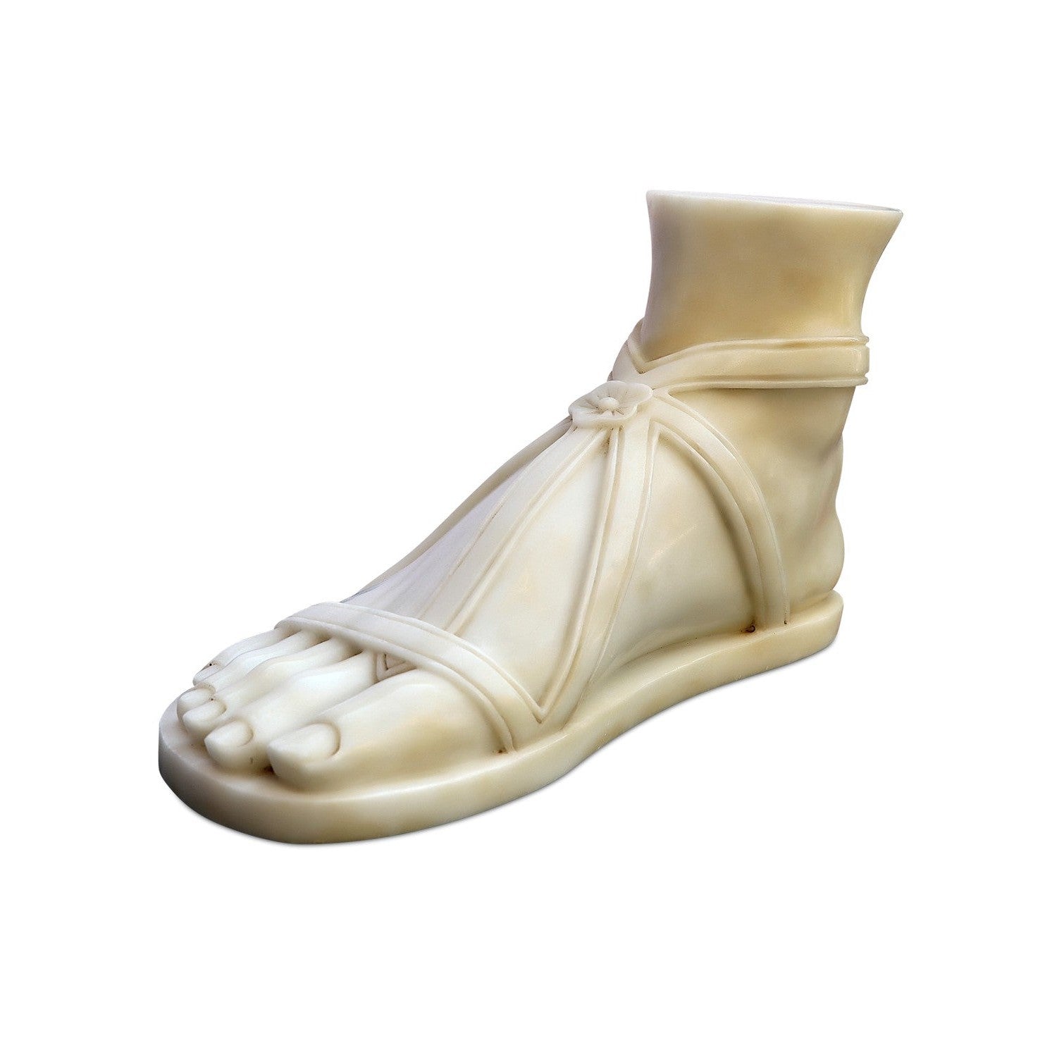 Currey and Company - 1200-0931 - Greek Foot Relic - Greek Foot Relic - Antique White