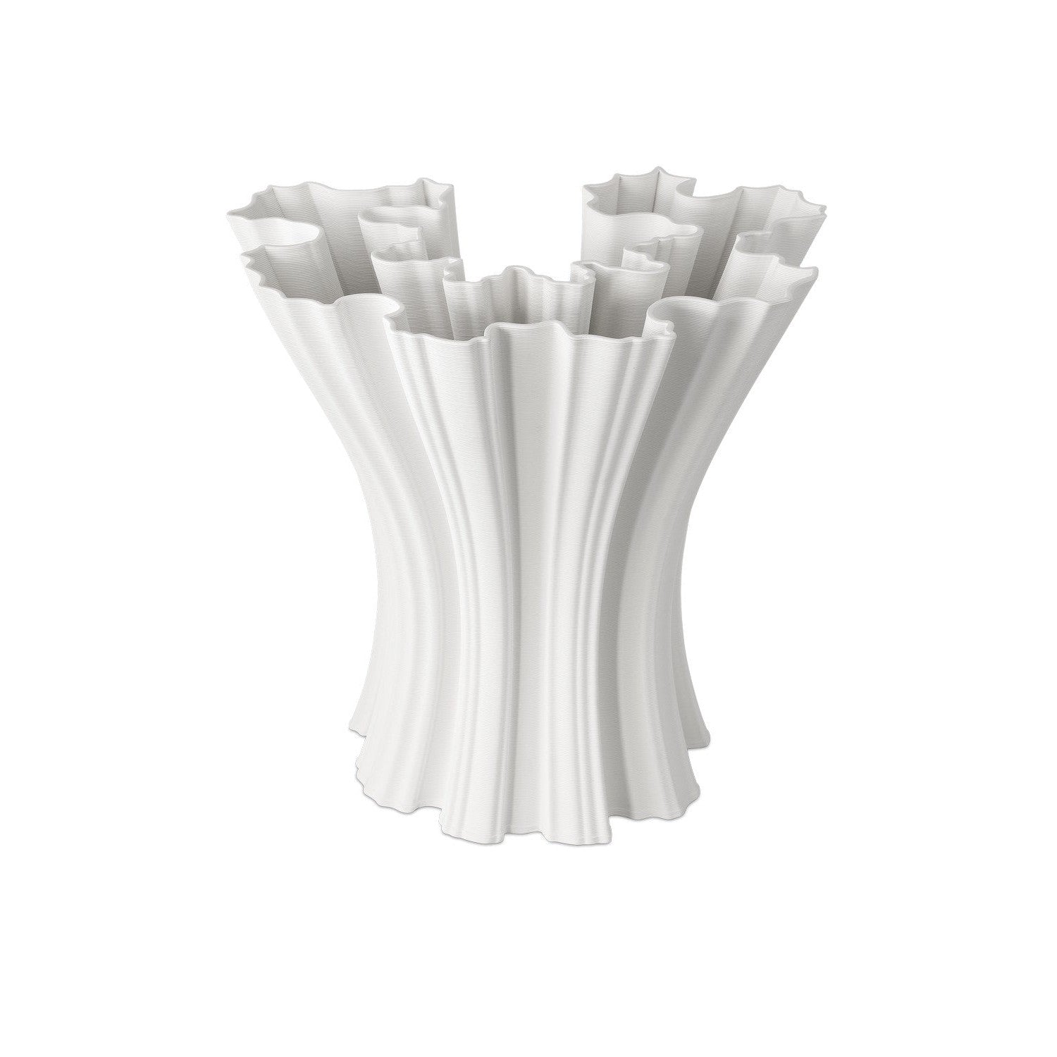 Currey and Company - 1200-0934 - Vase - Godet Collection - White