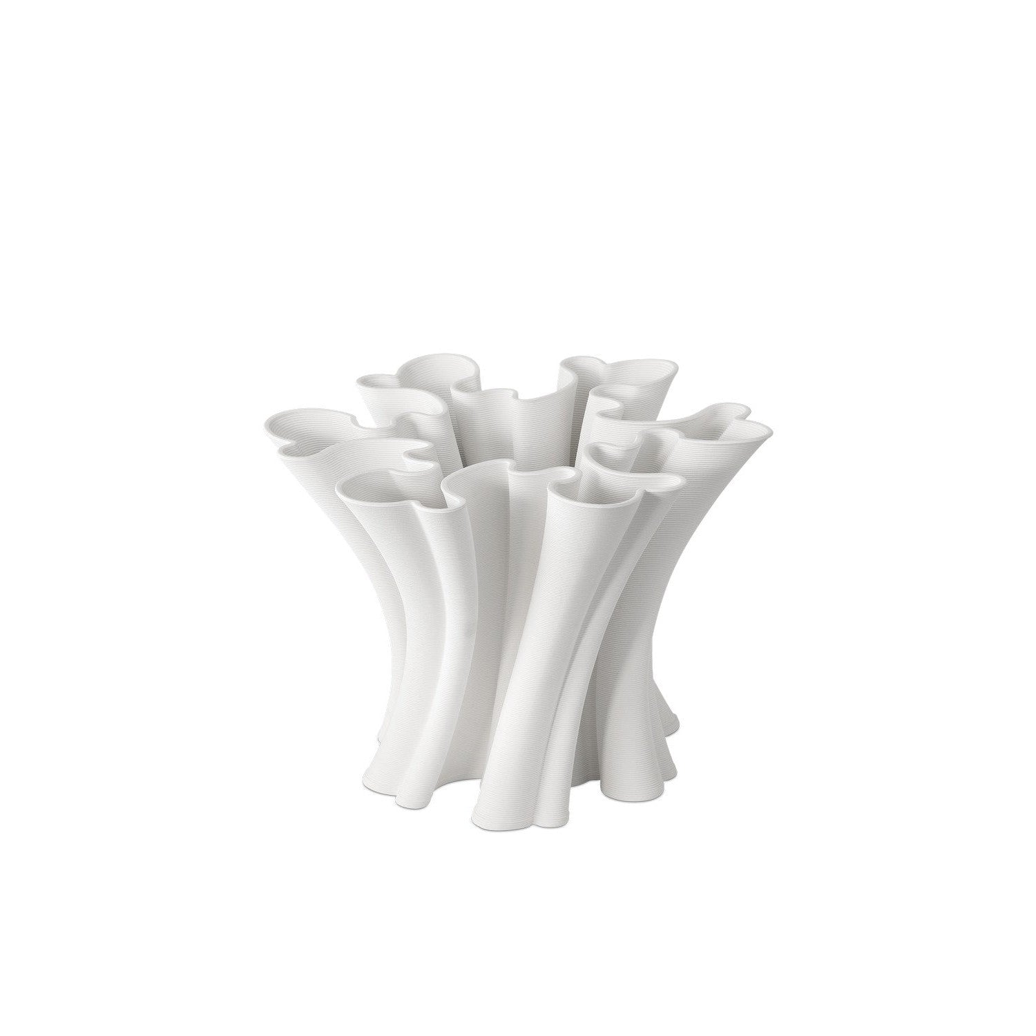 Currey and Company - 1200-0935 - Vase - Godet Collection - White