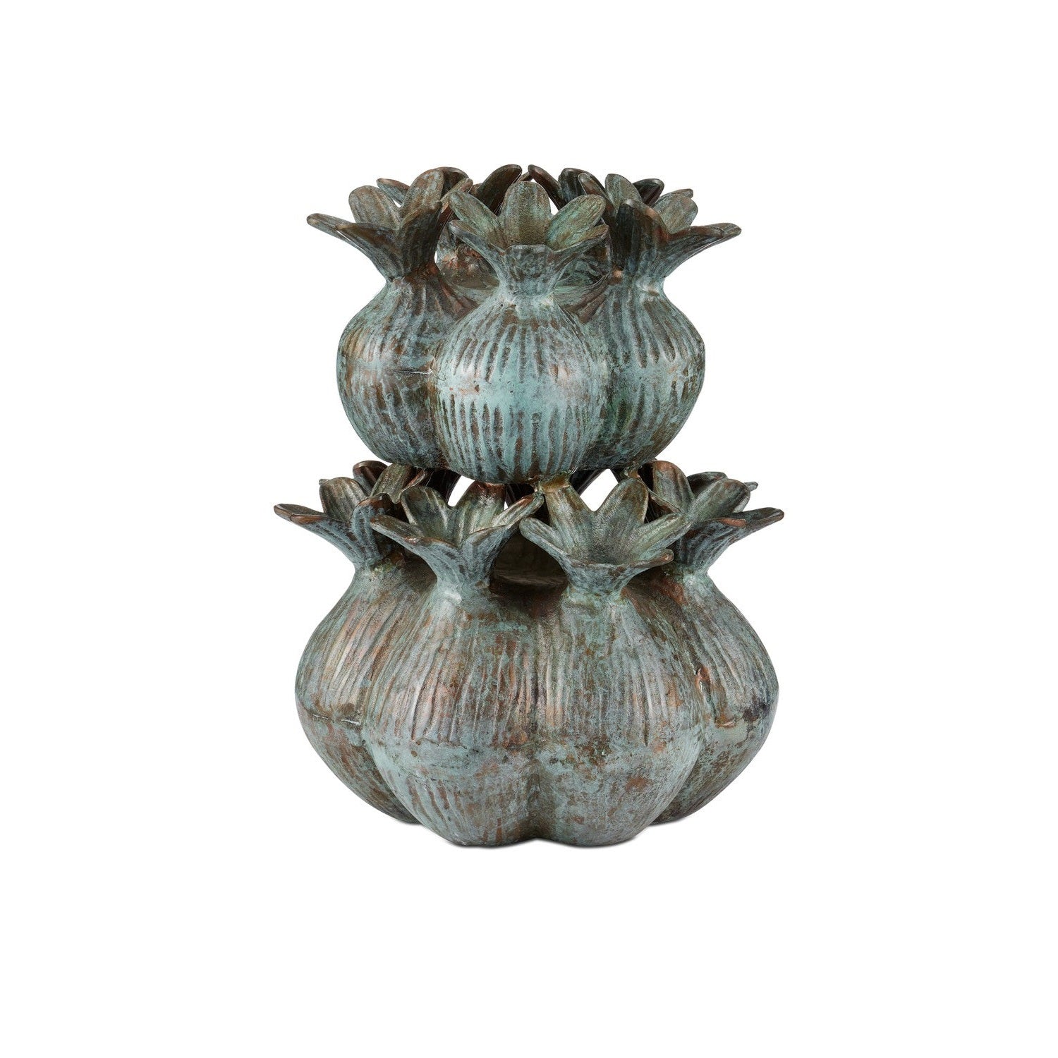 Currey and Company - 1200-0940 - Vase - Amsterdam Tulip Vase - Verdigris
